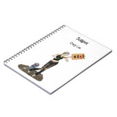 Zombie Button Up Girl Protest II SpiralNotebook Notizblock (Linke Seite)