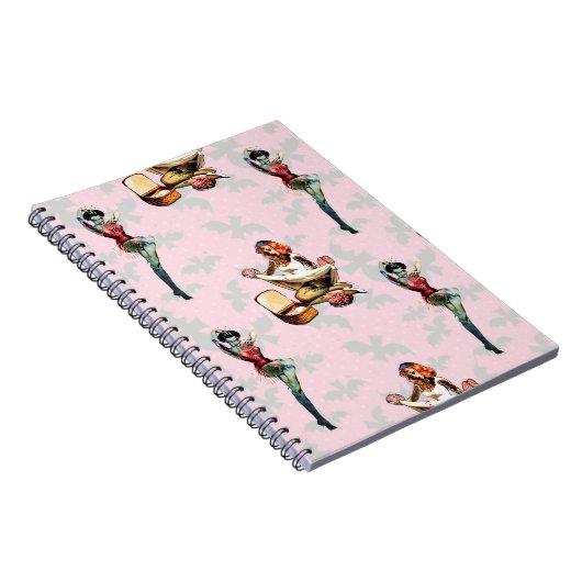 Zombie Button Ups Notizblock (Rechte Seite)