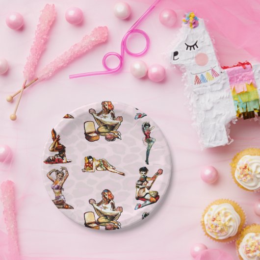 Zombie Button Ups Pappteller (Party)