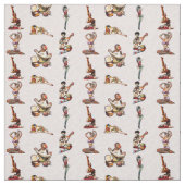 Zombie-Button Ups Stoff (Muster)