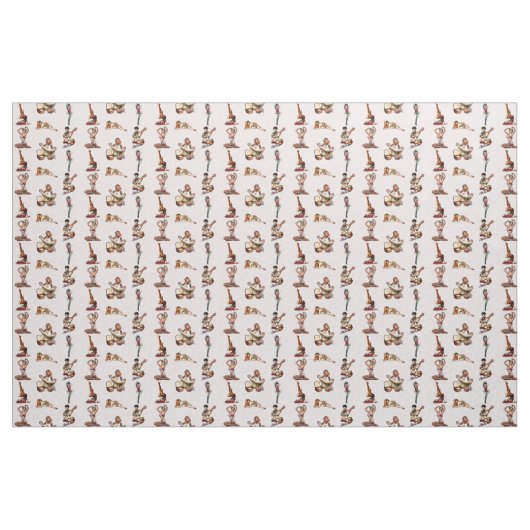 Zombie-Button Ups Stoff (Fat Quarter (45,7 x 55,9 cm))