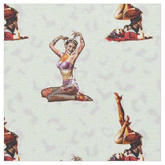 Zombie Button Ups Stoff (Nahaufnahme)