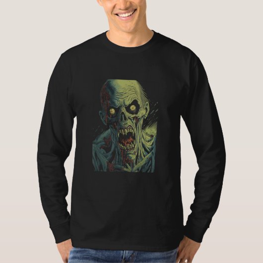 Zombie by Haunted Horror Halloween 4 T-Shirt (Vorderseite)