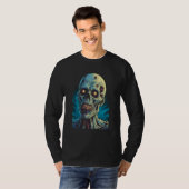 Zombie by Haunted Horror Halloween 7 T-Shirt (Vorne ganz)