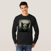 Zombie Ca Ästhetik Böse Gruselig Horror Halloween T-Shirt (Vorne ganz)