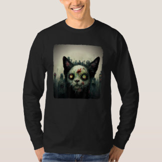 Zombie Ca Ästhetik Böse Gruselig Horror Halloween T-Shirt