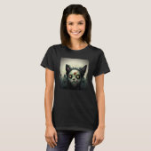 Zombie Ca  Ästhetik Böse Gruselig Horror Halloween T-Shirt (Vorne ganz)
