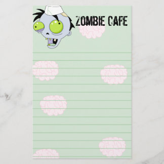 Zombie-Café Briefpapier