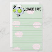 Zombie-Café Briefpapier (Vorne/Hinten)