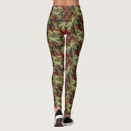 Zombie-Camouflage Leggings (Rückseite)