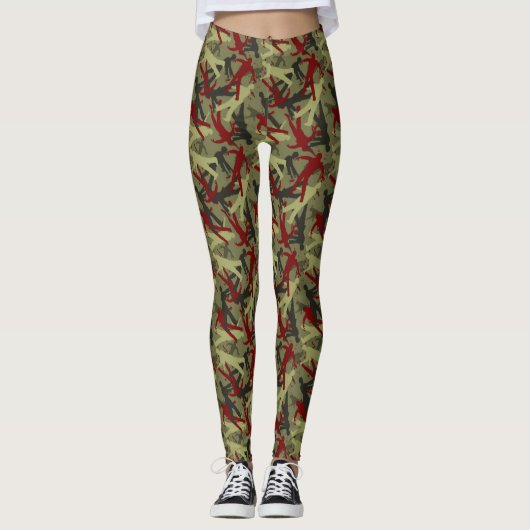 Zombie-Camouflage Leggings (Vorderseite)