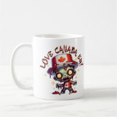 Zombie Canada Day Kaffeetasse (Links)