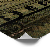 Zombie Capitalism Obama Edition Posters Poster (Ecke)