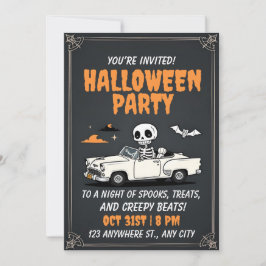 Zombie Car Halloween-Party Einladung