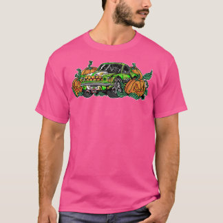 Zombie Car Lazy Halloween Kostüm Creepy Spooky Pu T-Shirt