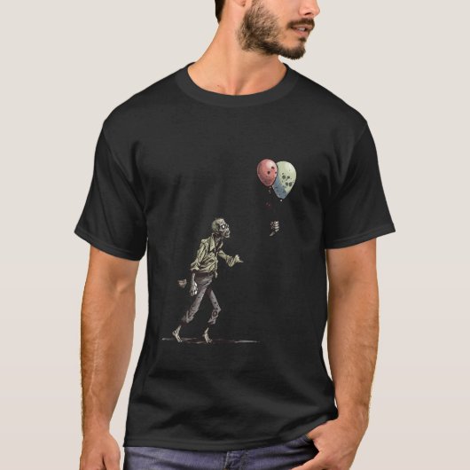 Zombie Cartoon T - Shirt (Vorderseite)