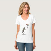 Zombie Cartoon T - Shirt (Vorderseite Vollansicht)