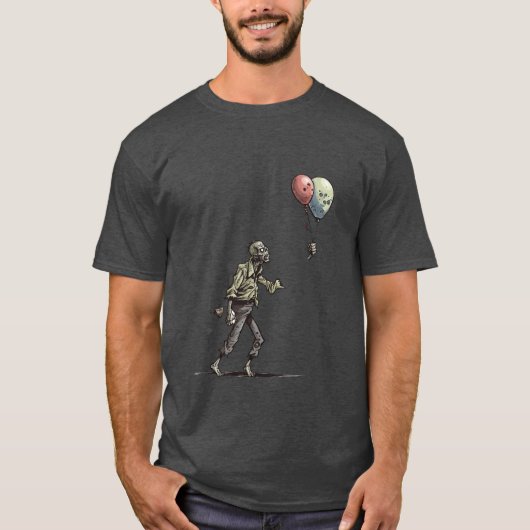 Zombie Cartoon T - Shirt (Vorderseite)