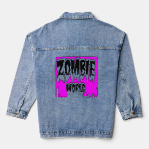 Zombie Cartoon T-Shirt Jeansjacke