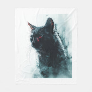 Zombie Cat Apokalypse Fleecedecke