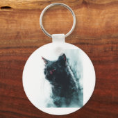 Zombie Cat Apokalypse Schlüsselanhänger (Vorderseite)