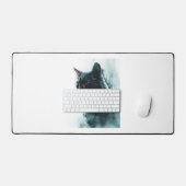 Zombie Cat Apokalypse Schreibtischunterlage (Tastatur & Maus)