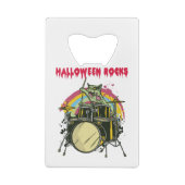 Zombie Cat Drummer Geldbeutel Flaschenöffner (Rückseite)