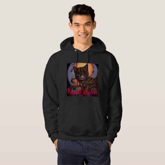 Zombie Cat Hoodie (Vorne ganz)