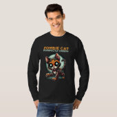 Zombie Cat Purrfectly Creepy T-Shirt (Vorne ganz)