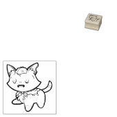 Zombie Cat Rubber Briefmarke Gummistempel (Stempel)