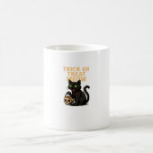 Zombie Cat - Trick oder Treat Meow Halloween Desig Kaffeetasse (Mittel)