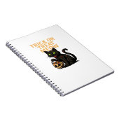 Zombie Cat - Trick oder Treat Meow Halloween Desig Notizblock (Rechte Seite)