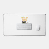 Zombie Cat - Trick oder Treat Meow Halloween Desig Schreibtischunterlage (Tastatur & Maus)