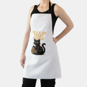Zombie Cat - Trick oder Treat Meow Halloween Desig Schürze (InSitu)