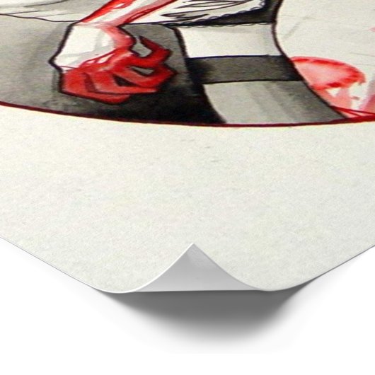 Zombie Catfight! Poster (Ecke)