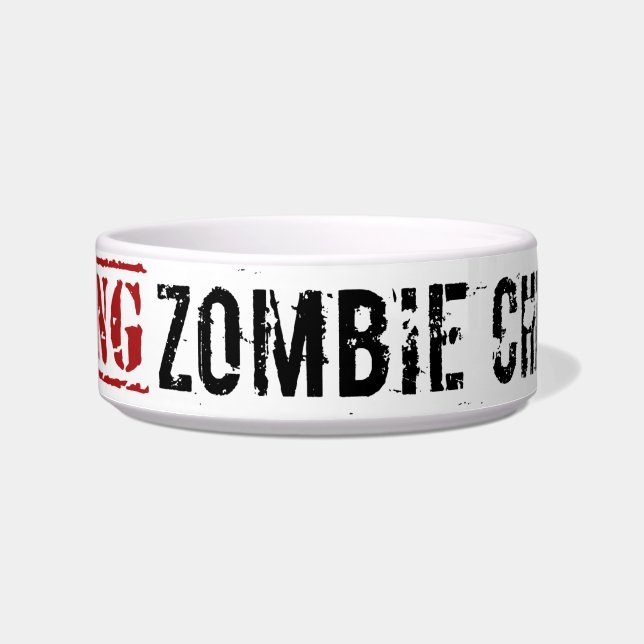 Zombie-Chinchilla-Schüssel Napf (Vorderseite)