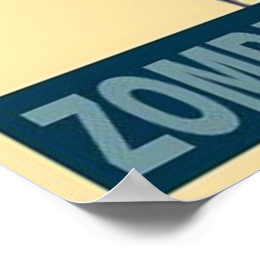 Zombie Christ Poster (Ecke)