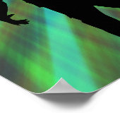 Zombie Christmas Disco Tanz Poster (Ecke)