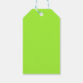 Zombie Christmas Snail Geschenkanhänger (Rückseite)