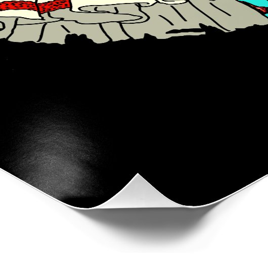 Zombie Cinderella Poster (Ecke)