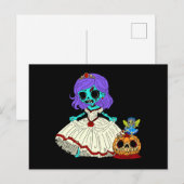 Zombie Cinderella Postkarte (Vorne/Hinten)