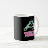 Zombie Classic - Herz und Hände des Skeletts Kaffeetasse (VorderseiteRechts)