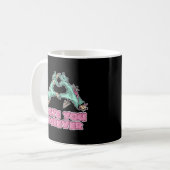 Zombie Classic - Herz und Hände des Skeletts Kaffeetasse (Vorderseite Links)