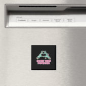 Zombie Classic - Herz und Hände des Skeletts Magnet (In Situ (Geschirrspüler))