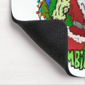 Zombie Claus Mousepad (Ecke)
