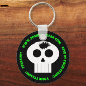 Zombie-Clean-Schlüsselanhänger Schlüsselanhänger (Vorderseite)