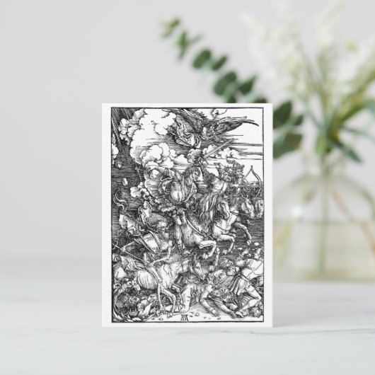 Zombie-clipart-3 Postkarte (Stehend Vorderseite)