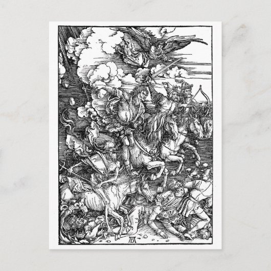 Zombie-clipart-3 Postkarte (Vorderseite)