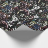 Zombie-Cluster Geschenkpapier (Ecke)