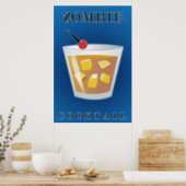 Zombie Cocktail Poster (Kitchen)